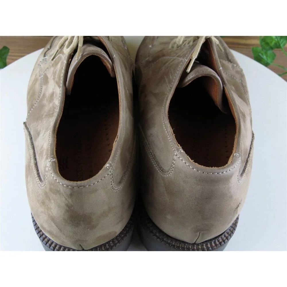 Johnston & Murphy Sz 9 Derby Oxfords Brown Leather Men Lace‎ Up Passport Medium